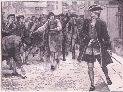 Lord Bute and the Londoners AD 1762 by Walter Paget